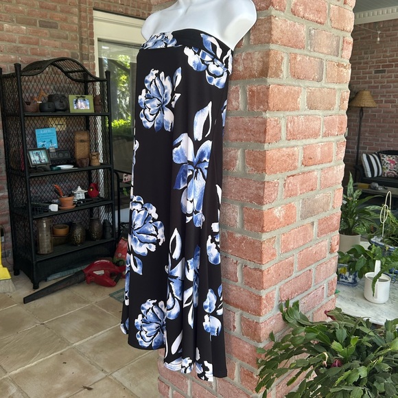 DIANE KROE Wear Ever Skirt Dress Navy Lei Multi-Way Travel Size 3 Medium 🇨🇦 - Picture 2 of 9